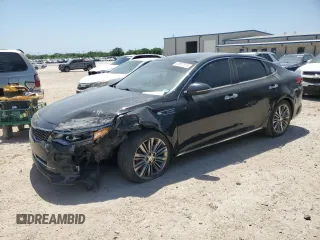 2018 Kia Optima SX with VIN 5XXGV4L26JG228105, listed as a Copart auction lot 52957515 with 101,184 mi miles and Clean title. Bid and sale history available at DreamBid. Image 1.