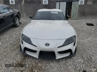 2021 Toyota GR Supra 3.0 with VIN WZ1DB0C02MW036476, listed as a Copart auction lot 88596345 with 47,682 mi miles and Salvage Title. Bid and sale history available at carsss.com. Image 5.