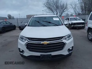 2018 Chevrolet Traverse LT Cloth with VIN 1GNERGKW3JJ232942, listed as a IAAI auction lot 41840374 with 96,701 mi miles. Bid and sale history available at carsss.com. Image 12.