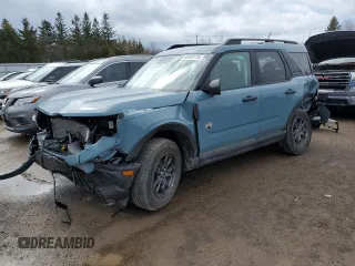 2023 Ford Bronco Sport Big Bend z VIN 3FMCR9B65PRE12915, wystawiony jako Copart lot #50592715 z przebiegiem 20 318 mil mil oraz Szkoda całkowita • Salvage title. Historia ofert i sprzedaży dostępna na DreamBid. Obrazek 1.