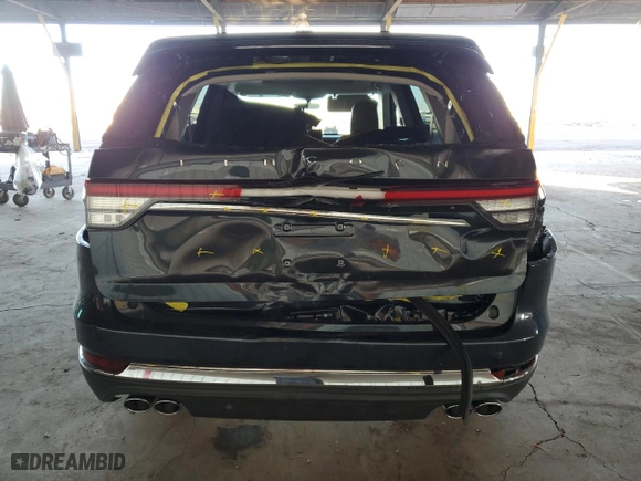 2023 Lincoln Aviator Reserve with VIN 5LM5J7WC7PGL14784, listed as a Copart auction lot 85020174 with 3,617 mi miles and Salvage Title. Bid and sale history available at carsss.com. Image 6.