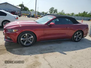 2015 Ford Mustang EcoBoost Premium with VIN 1FATP8UH2F5365272, listed as a Copart auction lot 60438825 with 77,675 mi miles and Salvage title. Bid and sale history available at DreamBid. Image 1.
