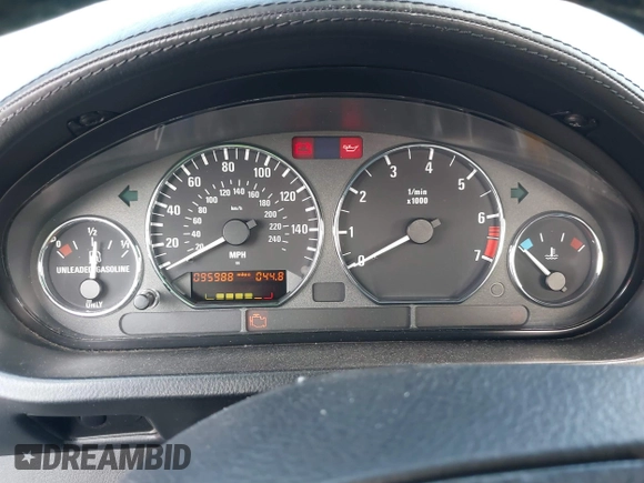 2000 BMW Z3 2.8 with VIN 4USCH3344YLF71259, listed as a IAAI auction lot 41516206 with 95,988 mi miles and . Bid and sale history available at DreamBid. Image 7.