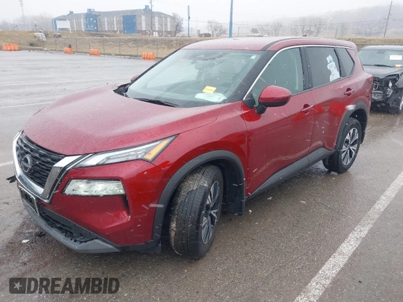 2023 Nissan Rogue SV with VIN 5N1BT3BB4PC919536, listed as a IAAI auction lot 41705241 with 26,613 mi miles. Bid and sale history available at carsss.com. Image 2.