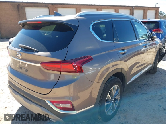 2020 Hyundai Santa Fe SEL w/SULEV with VIN 5NMS33AD8LH256698, listed as a IAAI auction lot 41744040 with 54,832 mi miles. Bid and sale history available at carsss.com. Image 4.