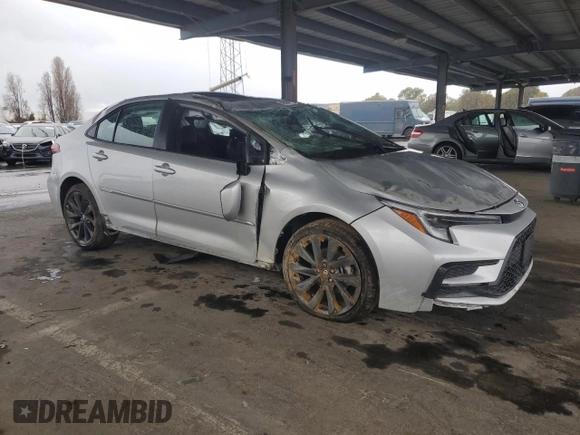 2024 Toyota Corolla XSE with VIN 5YFT4MCE4RP213052, listed as a Copart auction lot 49008235 with 11,335 mi miles and Salvage Title. Bid and sale history available at carsss.com. Image 4.