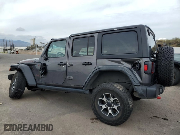 2022 Jeep Wrangler Unlimited Rubicon with VIN 1C4HJXFN9NW256461, listed as a Copart auction lot 43188065 with 26,944 mi miles and Salvage title. Bid and sale history available at DreamBid. Image 2.
