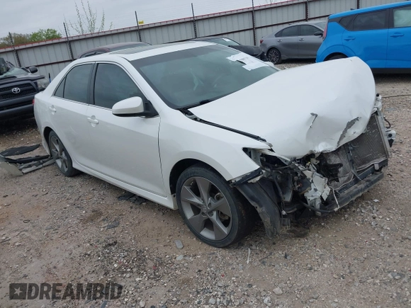 2012 Toyota Camry L with VIN 4T1BF1FK2CU626163, listed as a IAAI auction lot 42007258 with 124,426 mi miles and . Bid and sale history available at DreamBid. Image 1.