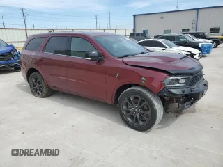2022 Dodge Durango Orange Sport with VIN 1C4SDHCT1NC102379, listed as a Copart auction lot 48990455 with 53,893 mi miles and Salvage title. Bid and sale history available at DreamBid. Image 4.
