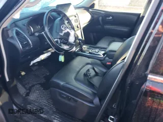 2021 Nissan Armada SV with VIN JN8AY2AC6M9147611, listed as a Copart auction lot 84439934 with Not Provided miles and Salvage Title. Bid and sale history available at carsss.com. Image 7.
