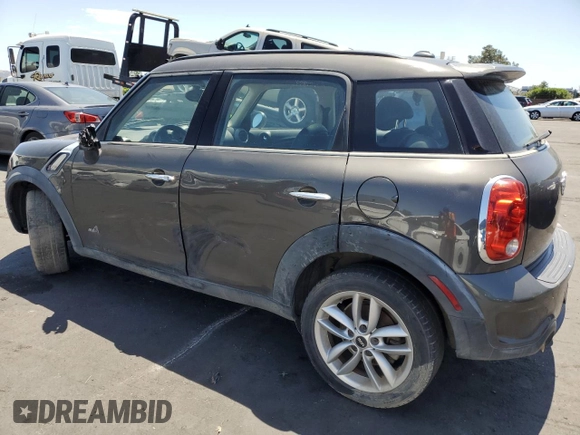 2012 MINI Countryman S with VIN WMWZC5C54CWL60924, listed as a Copart auction lot 56950315 with Not Provided miles and Clean Title. Bid and sale history available at DreamBid. Image 2.