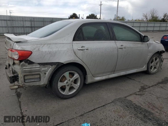 2013 Toyota Corolla L with VIN 5YFBU4EE0DP152705, listed as a Copart auction lot 51312355 with 142,041 mi miles and Salvage Title. Bid and sale history available at carsss.com. Image 3.