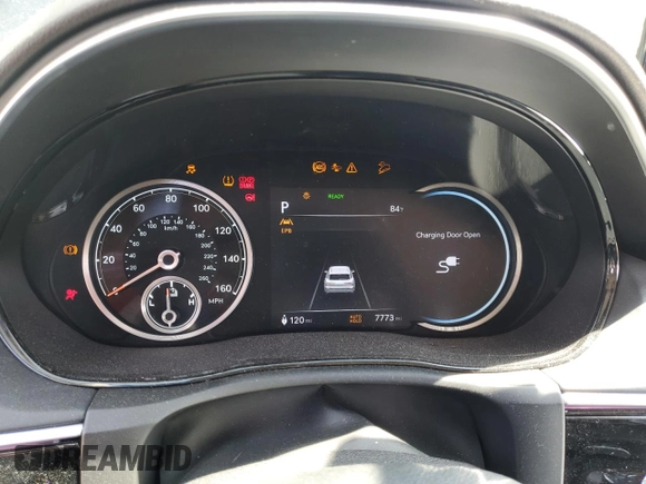 2024 Genesis GV70 Advanced with VIN 5NMMCET14RH003393, listed as a Copart auction lot 55646735 with 7,773 mi miles and Salvage title. Bid and sale history available at DreamBid. Image 9.