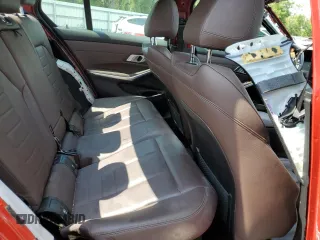 2020 BMW 3 Series 330i with VIN 3MW5R1J01L8B44177, listed as a Copart auction lot 53587184 with 54,326 mi miles and Salvage Title. Bid and sale history available at carsss.com. Image 10.