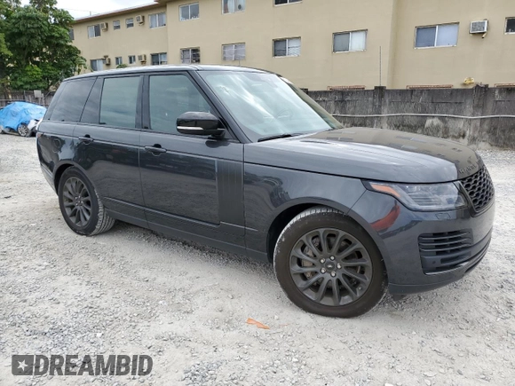 2020 Land Rover Range Rover z VIN SALGR2SUXLA572829, wystawiony jako Copart lot #81239604 z przebiegiem 43 478 mil mil oraz Szkoda całkowita • Salvage title. Historia ofert i sprzedaży dostępna na DreamBid. Obrazek 4.