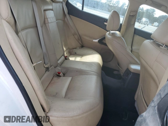 2008 Lexus IS 250 z VIN JTHBK262385066059, wystawiony jako Copart lot #51198345 z przebiegiem 269 666 mil mil oraz Szkoda całkowita • Salvage title. Historia ofert i sprzedaży dostępna na DreamBid. Obrazek 11.