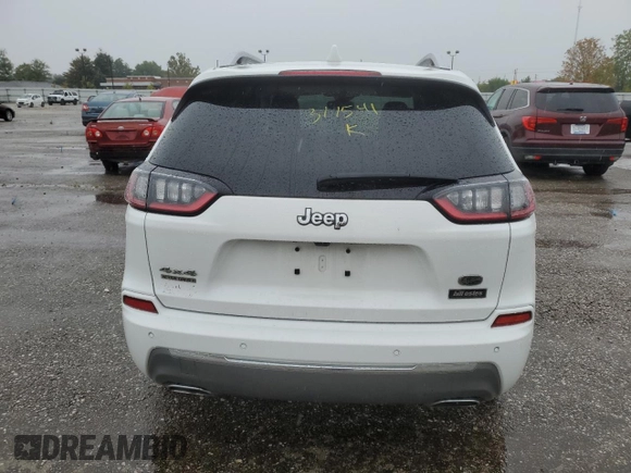 2019 Jeep Cherokee Overland with VIN 1C4PJMJN8KD311541, listed as a Copart auction lot 71706494 with Not provided miles and Salvage title. Bid and sale history available at DreamBid. Image 6.