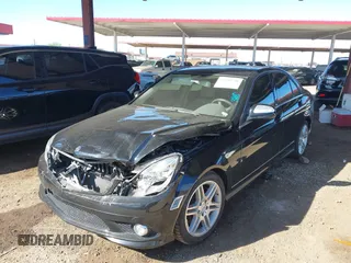 2009 Mercedes-Benz C-Class 3.5L Sport with VIN WDDGF56X99R068598, listed as a IAAI auction lot 41830790 with 92,049 mi miles. Bid and sale history available at carsss.com. Image 17.