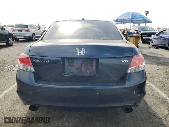 2010 Honda Accord Sdn EX-L with VIN 5KBCP3F86AB011385, listed as a Copart auction lot 52586525 with 218,167 mi miles and Salvage Title. Bid and sale history available at carsss.com. Image 6.