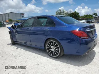 2020 Mercedes-Benz C 300 with VIN 55SWF8DB2LU324185, listed as a Copart auction lot 62493305 with 33,259 mi miles and Clean title. Bid and sale history available at DreamBid. Image 2.
