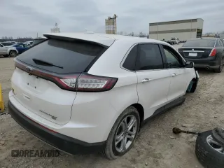 2017 Ford Edge Titanium with VIN 2FMPK4K87HBC31275, listed as a Copart auction lot 44684055 with 83,430 mi miles and Salvage Title. Bid and sale history available at carsss.com. Image 3.