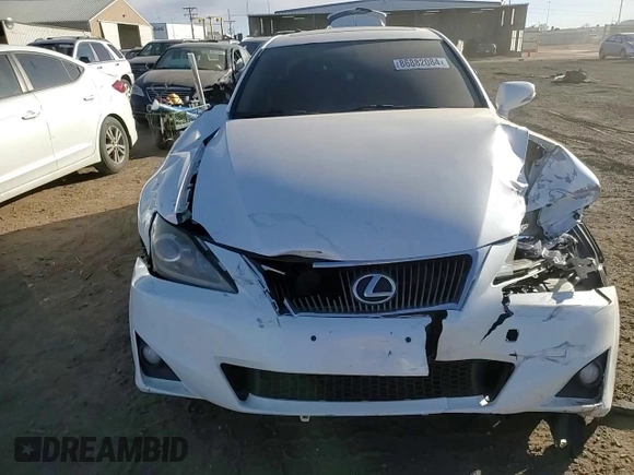 2012 Lexus IS 250 with VIN JTHCF5C25C5059458, listed as a Copart auction lot 86882084 with 114,518 mi miles and Salvage Title. Bid and sale history available at DreamBid. Image 11.