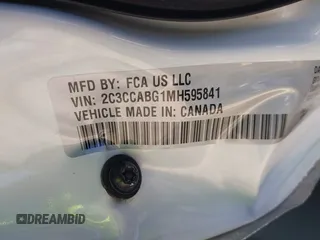 2021 Chrysler 300 with VIN 2C3CCABG1MH595841, listed as a IAAI auction lot 41826140 with 40,417 mi miles. Bid and sale history available at carsss.com. Image 9.