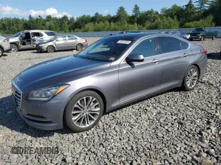 2015 Hyundai Genesis 3.8L with VIN KMHGN4JE2FU063843, listed as a Copart auction lot 68433684 with 152,730 mi miles and Salvage Title. Bid and sale history available at carsss.com. Image 1.