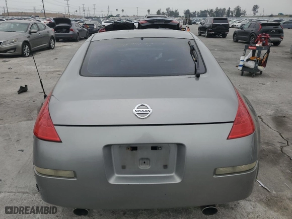 2006 Nissan 350Z with VIN JN1AZ34D36M300564, listed as a Copart auction lot 50799835 with 156,571 mi miles and Salvage Title. Bid and sale history available at carsss.com. Image 6.