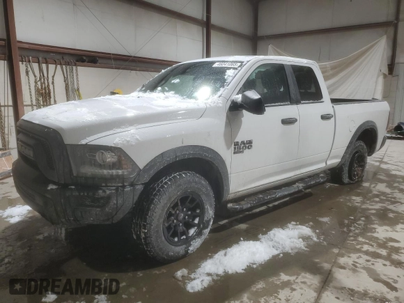 2021 Ram 1500 Classic Warlock with VIN 1C6RR7GG9MS549626, listed as a Copart auction lot 46041065 with 17,421 mi miles and Salvage Title. Bid and sale history available at carsss.com. Image 1.
