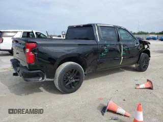 2023 Chevrolet Silverado 1500 RST with VIN 3GCUDEE80PG114796, listed as a Copart auction lot 87941025 with 7,454 mi miles and Salvage Title. Bid and sale history available at carsss.com. Image 3.