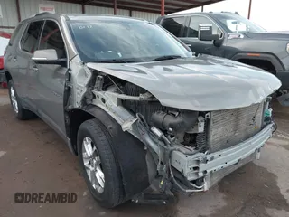 2018 Chevrolet Traverse LT Cloth z VIN 1GNERGKW9JJ173766, wystawiony jako IAAI lot #41336426 z przebiegiem 108 910 mil mil oraz . Historia ofert i sprzedaży dostępna na DreamBid. Obrazek 1.