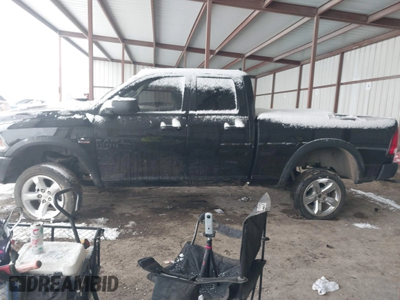 2019 Ram 1500 Classic Warlock with VIN 1C6RR6GT0KS706707, listed as a IAAI auction lot 41289736 with 134,142 mi miles. Bid and sale history available at carsss.com. Image 14.