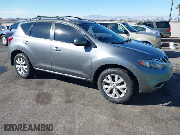 2013 Nissan Murano LE with VIN JN8AZ1MW7DW322852, listed as a IAAI auction lot 41574118 with 128,449 mi miles and . Bid and sale history available at DreamBid. Image 1.