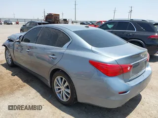 2015 Infiniti Q50 z VIN JN1BV7AP2FM357716, wystawiony jako IAAI lot #42504273 z przebiegiem 74 608 mil mil oraz . Historia ofert i sprzedaży dostępna na DreamBid. Obrazek 3.