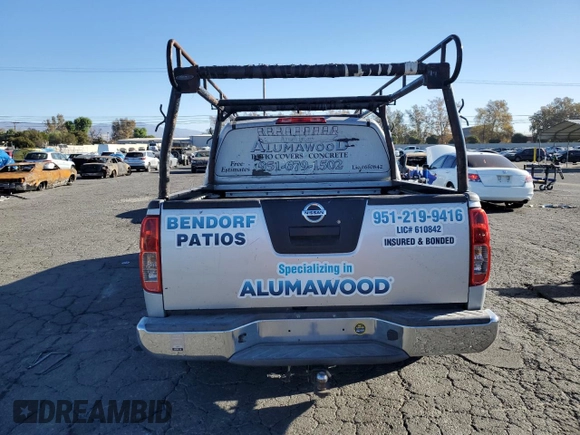 2012 Nissan Frontier SV z VIN 1N6AD0ER2CC480798, wystawiony jako Copart lot #84199014 z przebiegiem 216 246 mil mil oraz Szkoda całkowita • Salvage title. Historia ofert i sprzedaży dostępna na DreamBid. Obrazek 6.