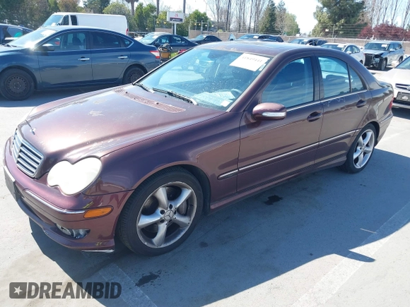 2006 Mercedes-Benz C 230 Sport with VIN WDBRF52H46A878392, listed as a IAAI auction lot 41849441 with 169,072 mi miles and . Bid and sale history available at carsss.com. Image 2.