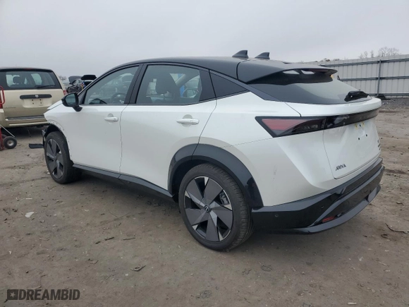 2024 Nissan ARIYA PLATINUM+ with VIN JN1DF0CD8RM735025, listed as a Copart auction lot 82192354 with 736 mi miles and Salvage Title. Bid and sale history available at carsss.com. Image 2.