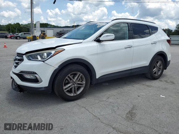 2018 Hyundai Santa Fe 2.4L with VIN 5NMZU3LB5JH060254, listed as a Copart auction lot 61834965 with 58,790 mi miles and Salvage title. Bid and sale history available at DreamBid. Image 1.