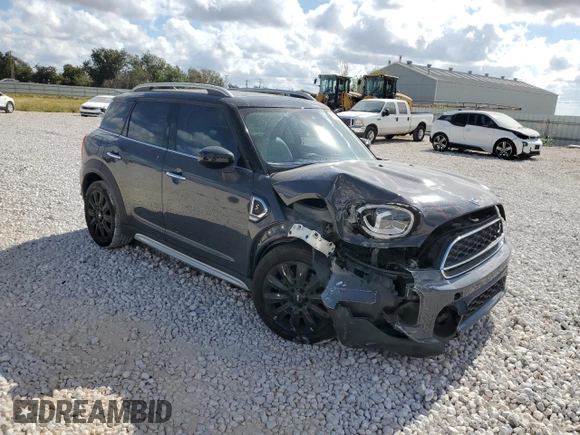 2021 MINI Countryman Cooper S with VIN WMZ53BR02M3M67582, listed as a Copart auction lot 76786484 with 44,736 mi miles and Salvage Title. Bid and sale history available at carsss.com. Image 4.