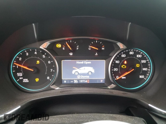 2023 Chevrolet Equinox LT with VIN 3GNAXUEG6PL255589, listed as a Copart auction lot 50379685 with 19,714 mi miles and Salvage Title. Bid and sale history available at DreamBid. Image 9.