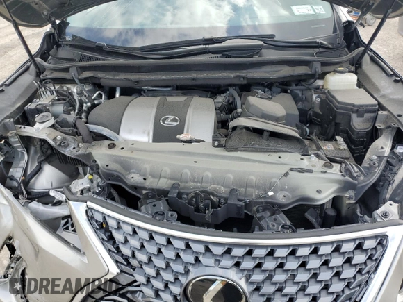2021 Lexus RX 350 with VIN 2T2AZMDA2MC285201, listed as a Copart auction lot 56396395 with 17,414 mi miles and Salvage Title. Bid and sale history available at DreamBid. Image 12.