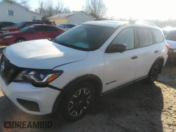 2020 Nissan Pathfinder SL with VIN 5N1DR2CN2LC633737, listed as a IAAI auction lot 41758310 with 74,977 mi miles. Bid and sale history available at carsss.com. Image 17.