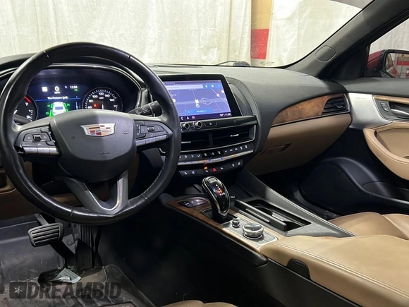 2020 Cadillac CT5 Premium Luxury with VIN 1G6DT5RK5L0124587, listed as a Copart auction lot 54260185 with 17,544 mi miles and Clean Title. Bid and sale history available at carsss.com. Image 9.