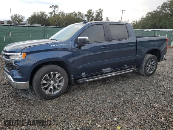 2022 Chevrolet Silverado 1500 LT with VIN 1GCPACED0NZ614364, listed as a Copart auction lot 78196344 with 0 mi miles and Salvage Title. Bid and sale history available at carsss.com. Image 1.