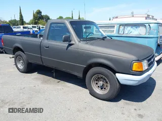 1995 Ford Ranger XL with VIN 1FTCR10U7SPB12431, listed as a IAAI auction lot 41989198 with 85,854 mi miles. Bid and sale history available at carsss.com. Image 1.