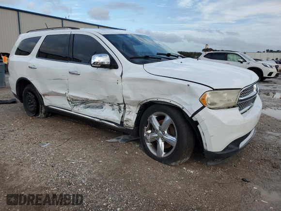 2013 Dodge Durango Citadel with VIN 1C4SDHET1DC647459, listed as a Copart auction lot 79334844 with 151,560 mi miles and Salvage Title. Bid and sale history available at carsss.com. Image 4.