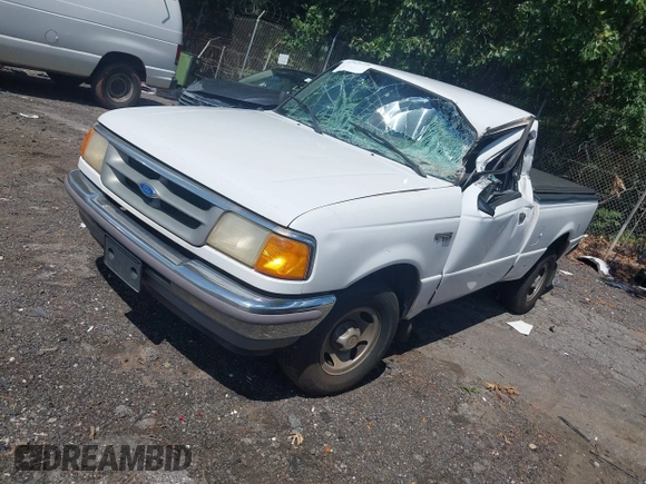 1996 Ford Ranger XL with VIN 1FTCR10AXTUA92751, listed as a IAAI auction lot 42634396 with 122,618 mi miles and . Bid and sale history available at DreamBid. Image 2.