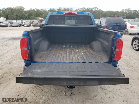 2021 Chevrolet Colorado 2WD Z71 with VIN 1GCGSDEN0M1161985, listed as a Copart auction lot 81126254 with 59,932 mi miles and Salvage Title. Bid and sale history available at carsss.com. Image 6.