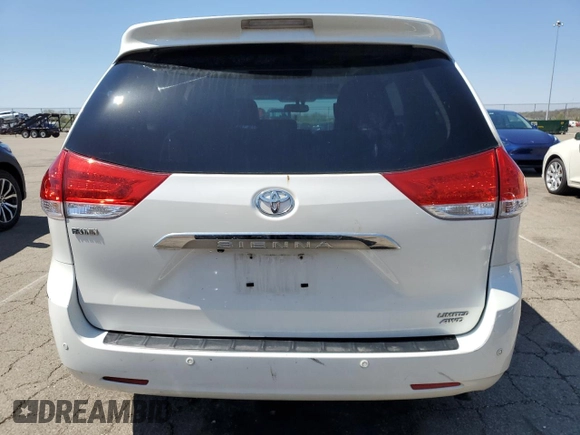 2012 Toyota Sienna XLE with VIN 5TDDK3DC6CS045186, listed as a Copart auction lot 51978615 with 192,105 mi miles and Clean Title. Bid and sale history available at carsss.com. Image 6.